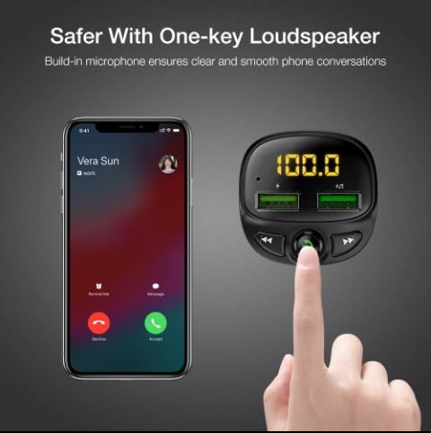 Handsfree Bluetooth Auto FM-zender Belleza