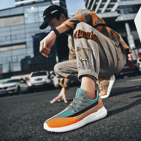 Heren Weave Mesh Sneakers