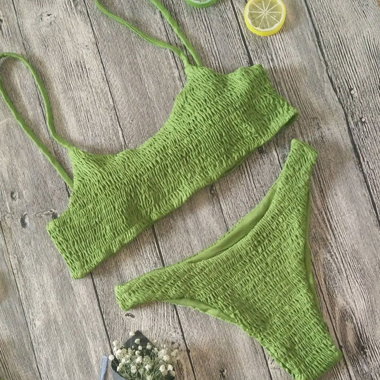 Bikiniset met plooien Belleza