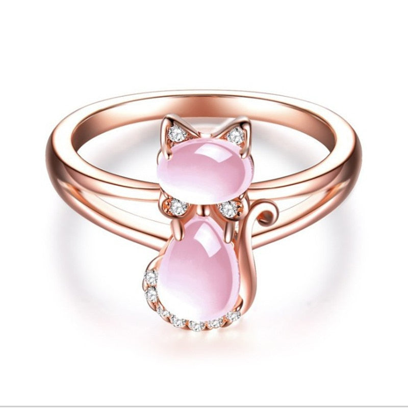 Opaal Kat Ring Belleza