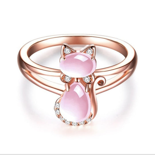 Opaal Kat Ring Belleza