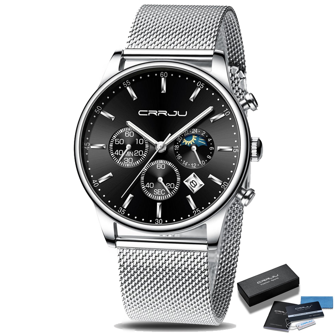 Chronograaf Mesh Belt Herenhorloge Belleza