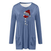 Wijn &amp; kerstmuts Sweatshirt voor vrouwen Belleza