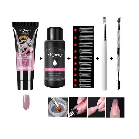 Luxe Poly Gel Nagel Kit