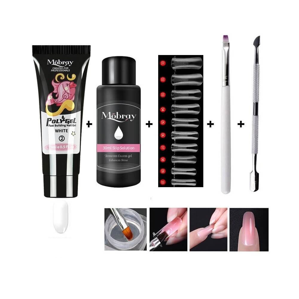 Luxe Poly Gel Nagel Kit