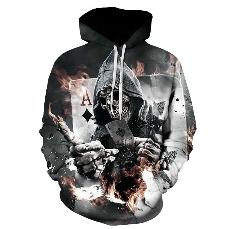 Ace of Death Doodskop Hoodie Belleza