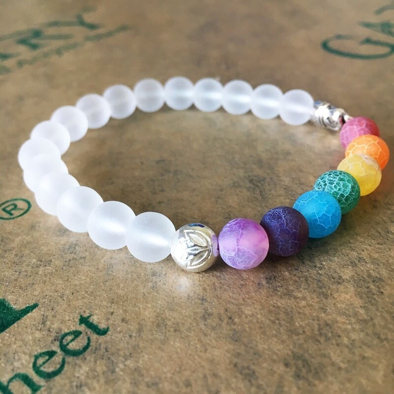 7 Chakra en Olifant Energie Armband
