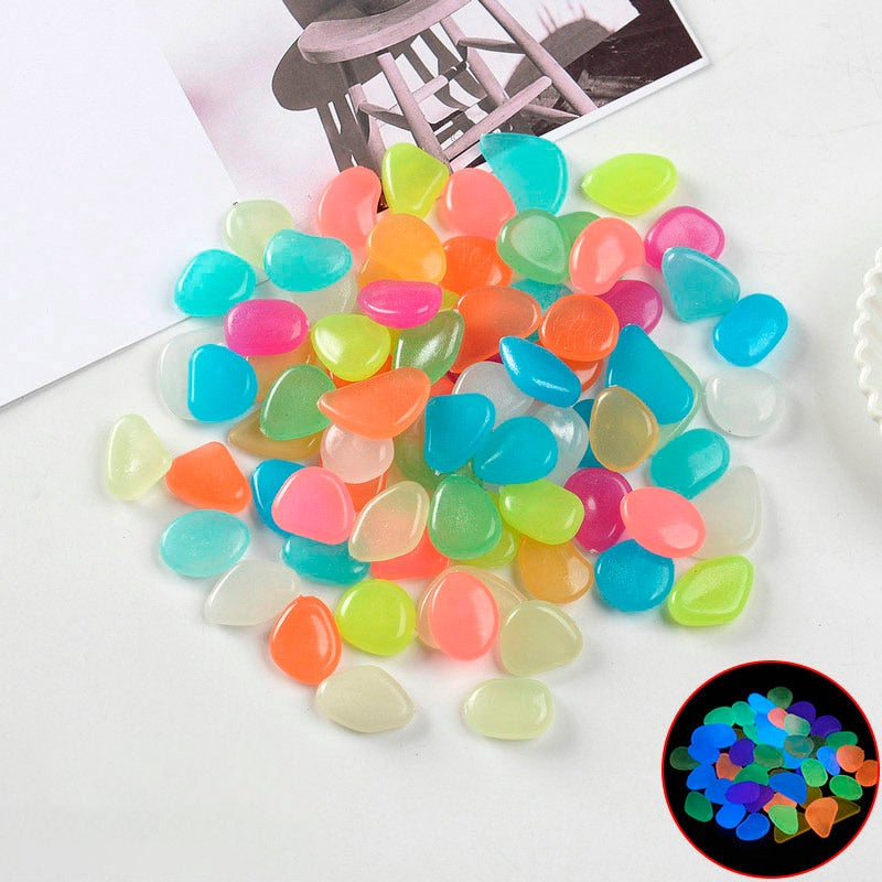 Glow in the Dark Tuinsteentjes Belleza