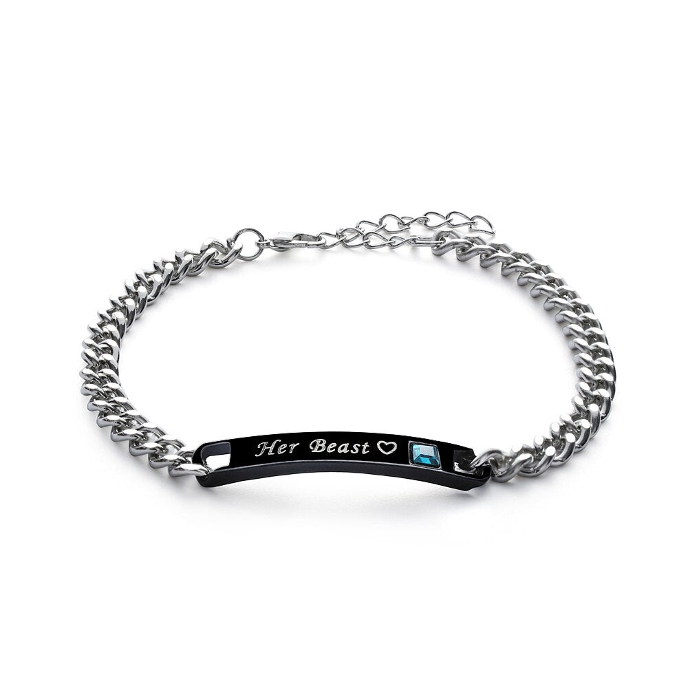 His Beauty and Her Beast Armband Belleza
