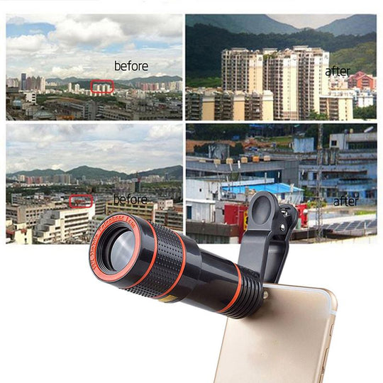 12X Zoom Telescoop Camera Lens voor Smartphone Belleza