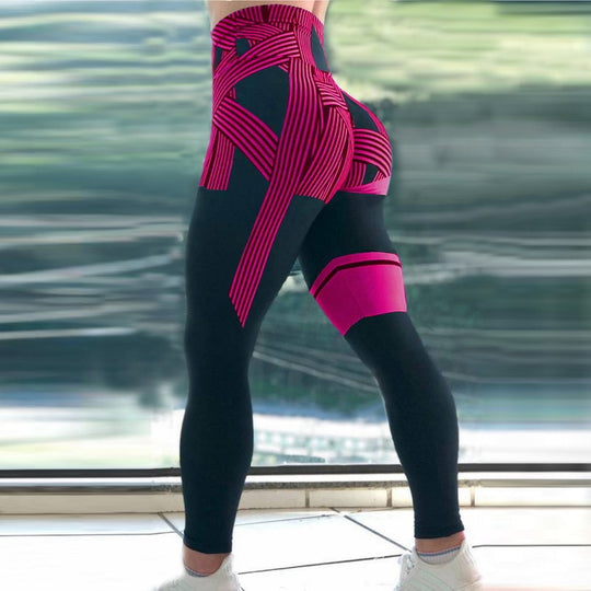 Hoge taille legging met print Belleza