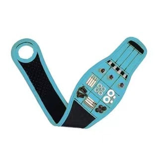 Magnetische polsband met sterke magneten voor spijkers en boren.