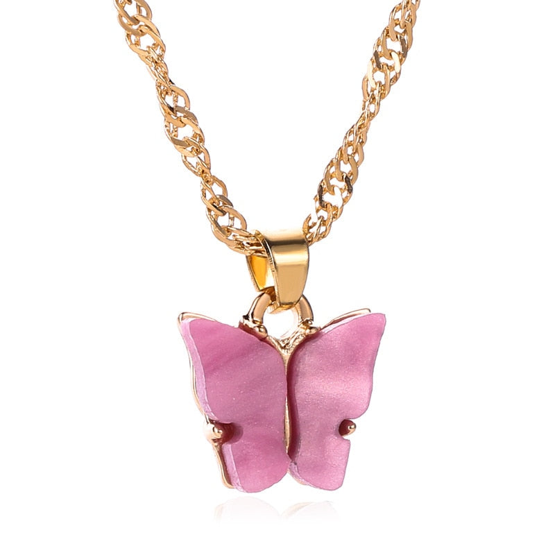 Vlinder Gouden Ketting