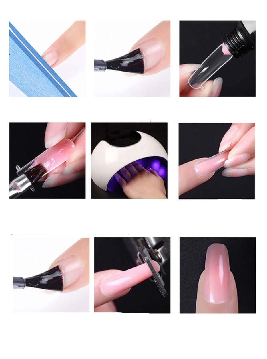 Luxe Poly Gel Nagel Kit