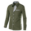 Heren Slim Fit Lange Mouwen Belleza