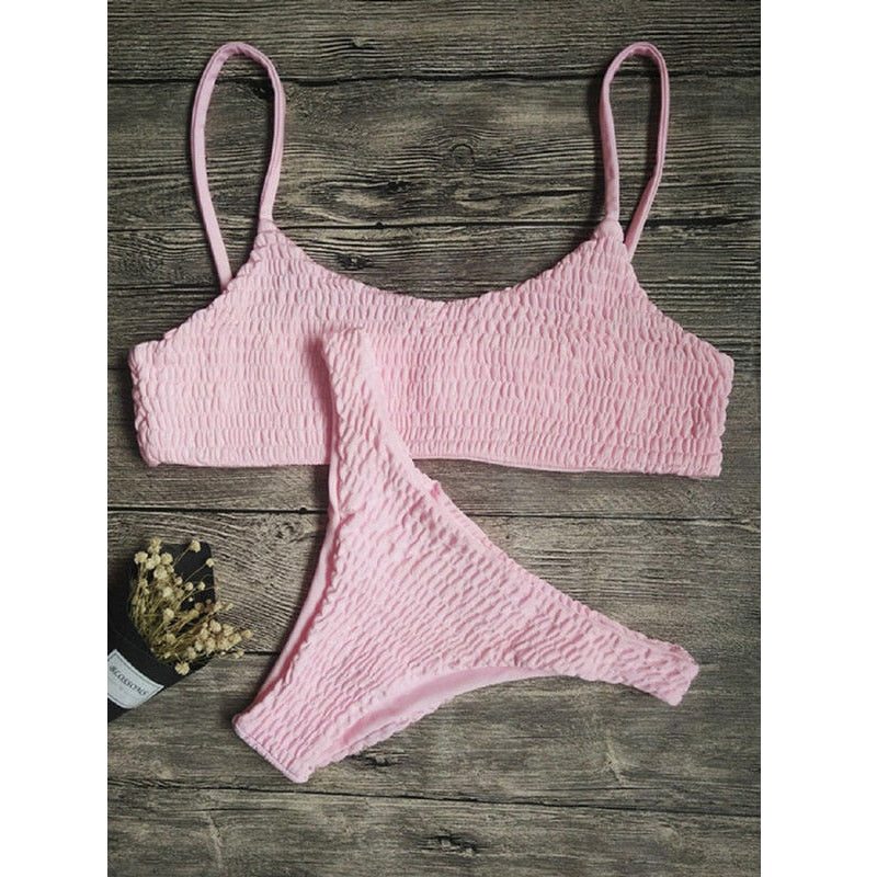 Bikiniset met plooien Belleza