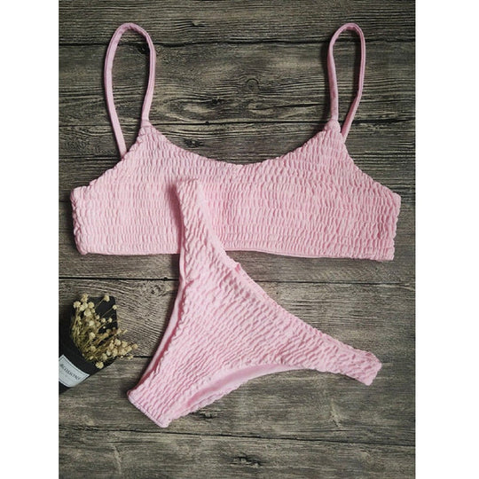Bikiniset met plooien Belleza