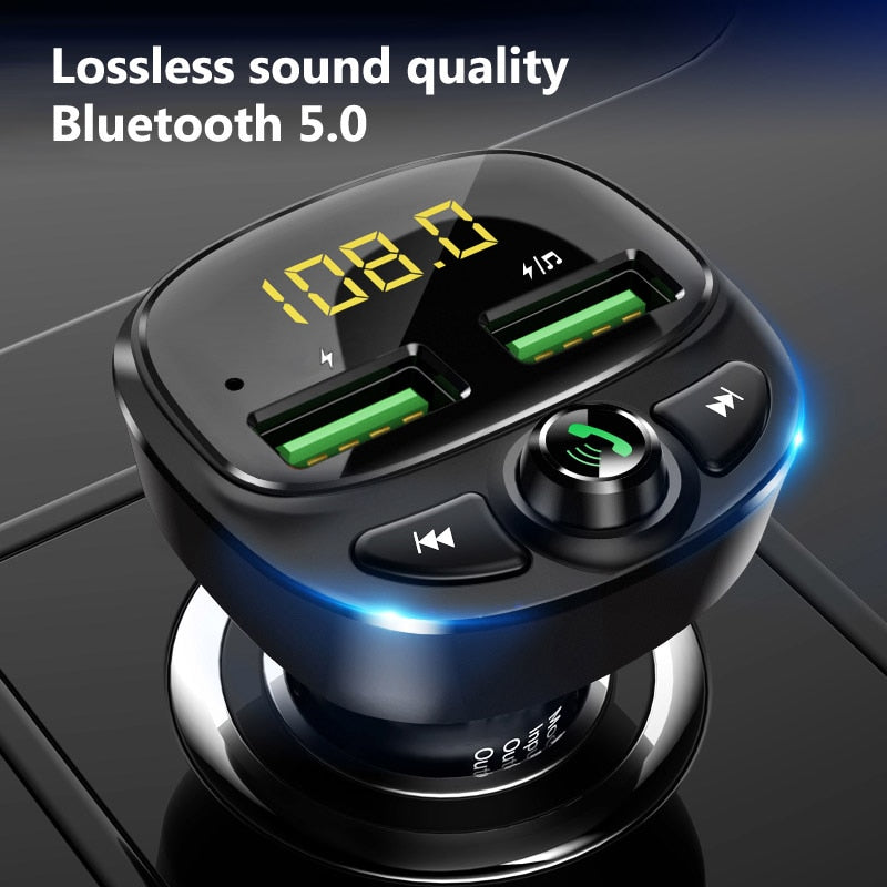 Handsfree Bluetooth Auto FM-zender Belleza