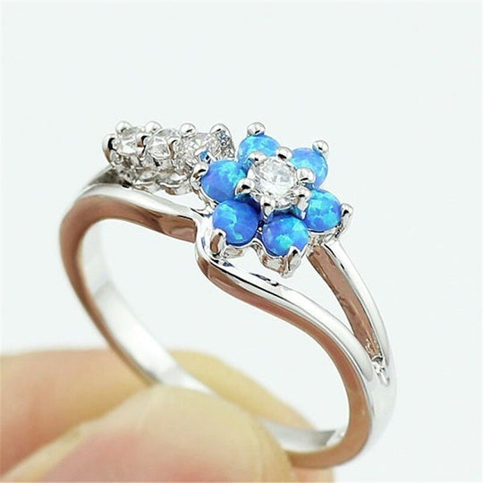 Bloem Opaal Kristal Ring Belleza