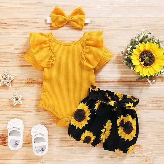 Baby zonnebloemen set Belleza