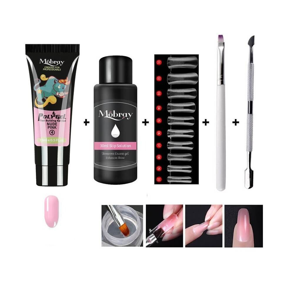 Luxe Poly Gel Nagel Kit