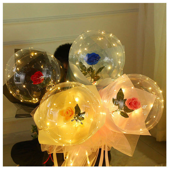 LED Lichtgevende Ballon Rozenboeket (Doe-het-zelf pakket) Belleza
