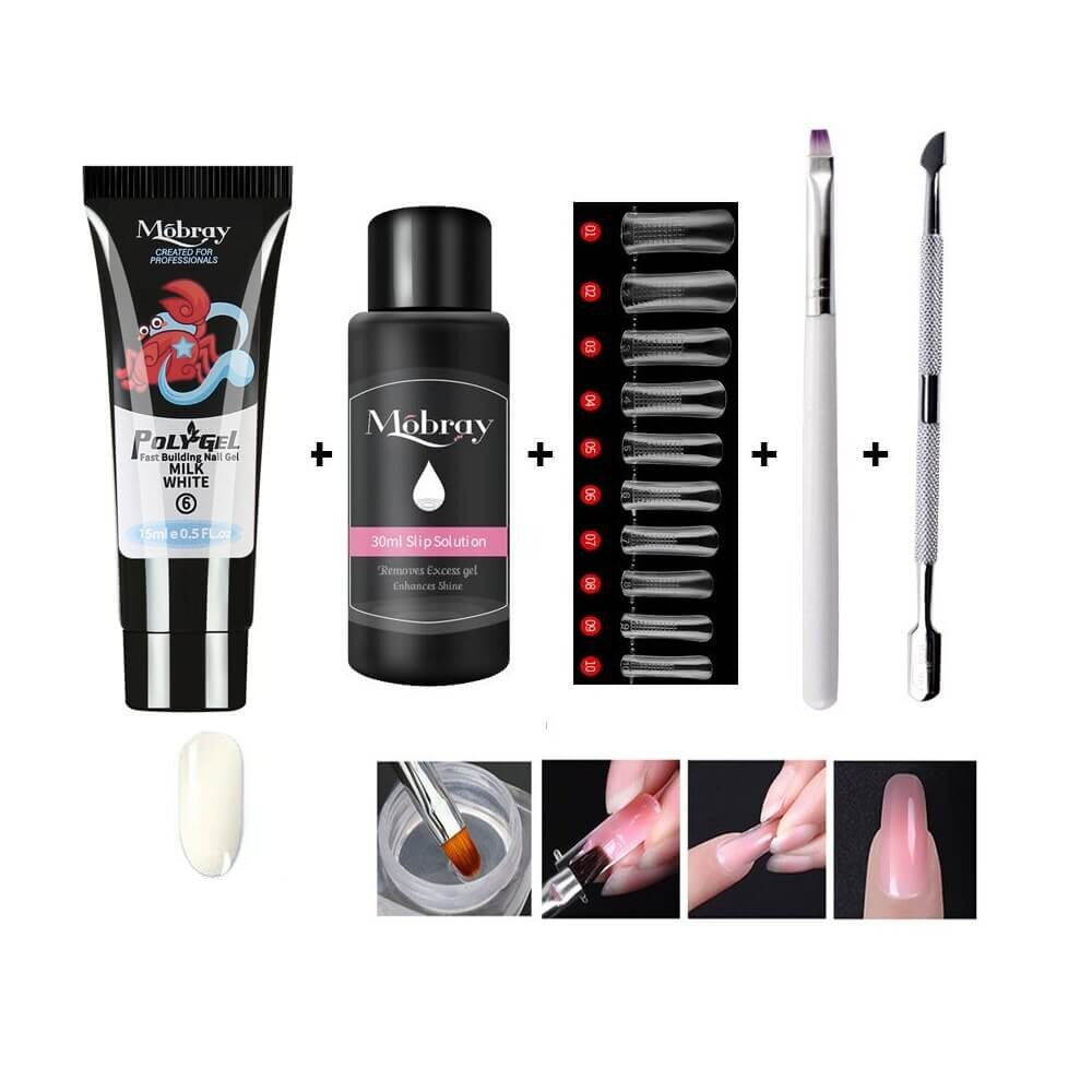 Luxe Poly Gel Nagel Kit