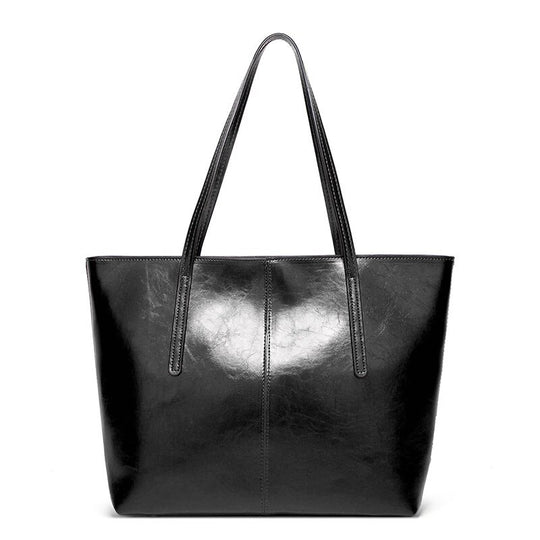 Vintage Oil Wax Leather Tote Bag Belleza