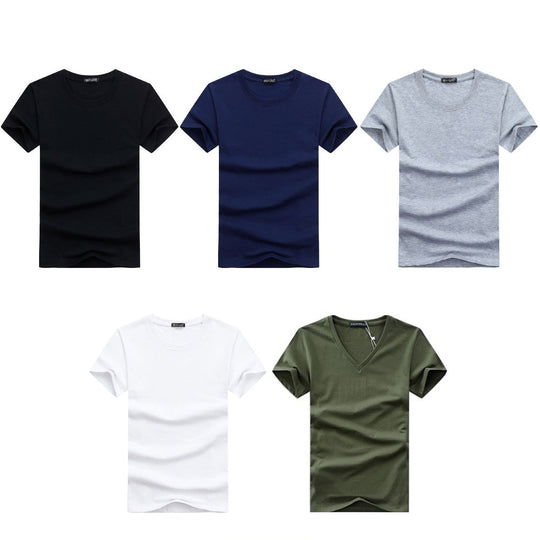 Heren Slim Fit V-hals T-shirt Belleza