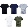 Heren Slim Fit V-hals T-shirt Belleza