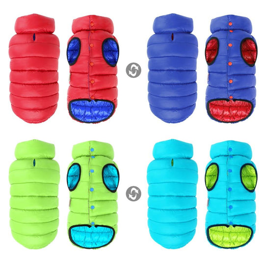 Omkeerbare Hond Puffer Jas Belleza
