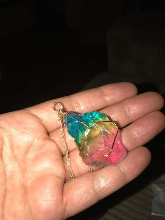 Regenboog Kwarts Collier Belleza