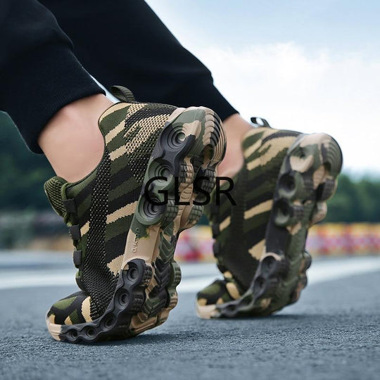 Camouflage Ademend Sneakers Belleza