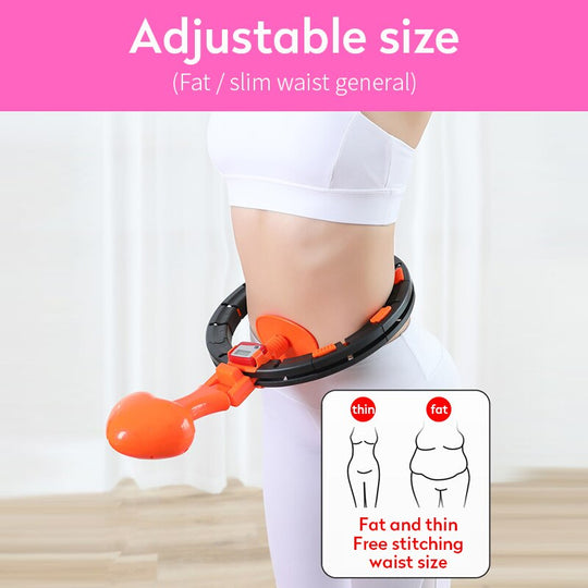 Exercising Hoola Hoop Belleza