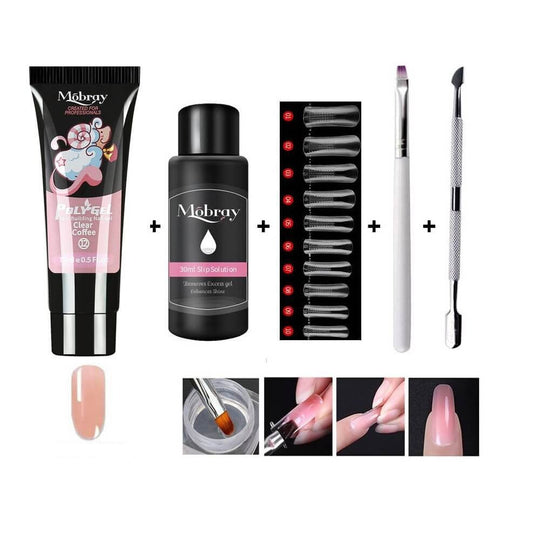 Luxe Poly Gel Nagel Kit