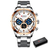 Curren Business Chronograafhorloge Belleza