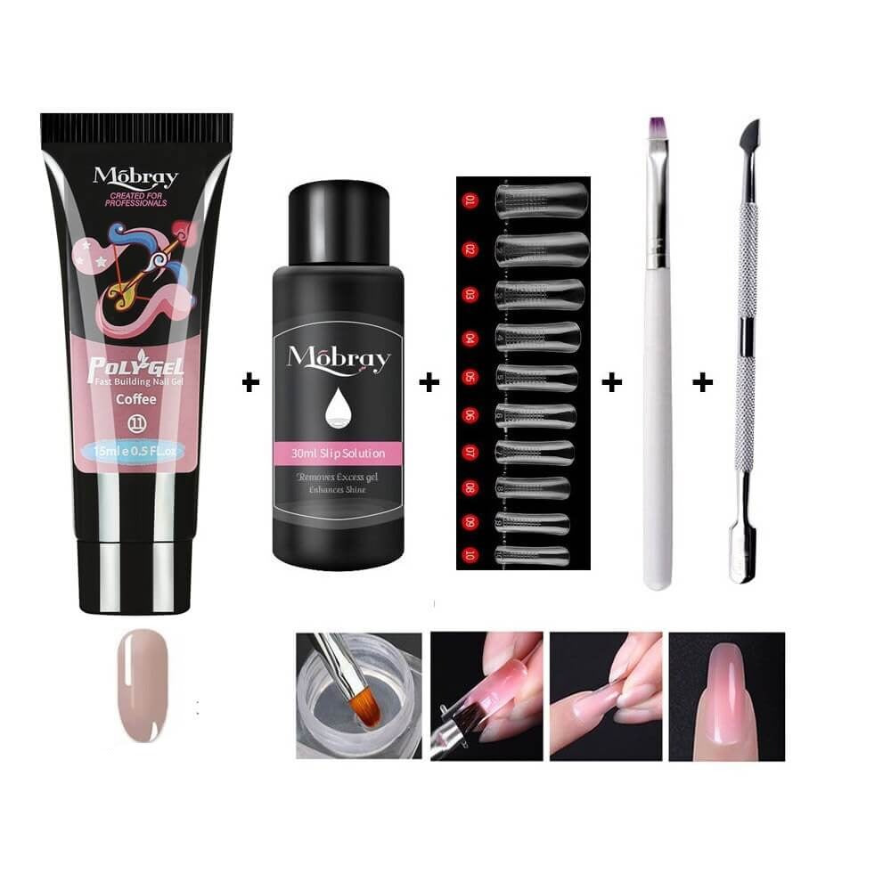 Luxe Poly Gel Nagel Kit