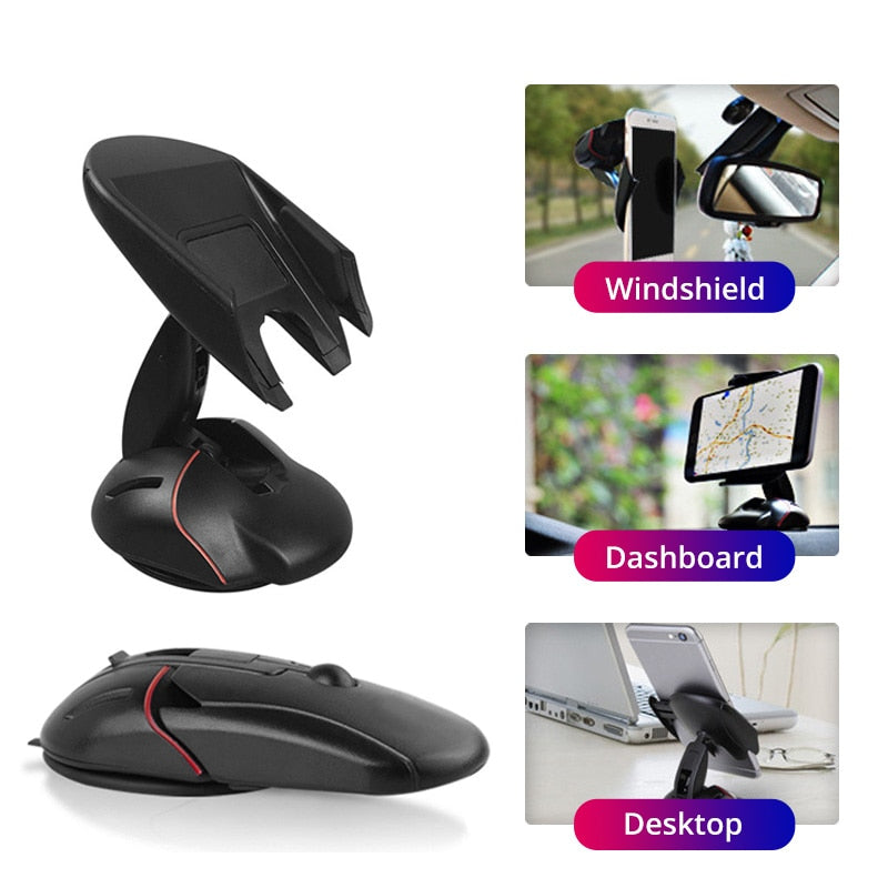 360 ° Transformeerbare Autotelefoon Mount Belleza