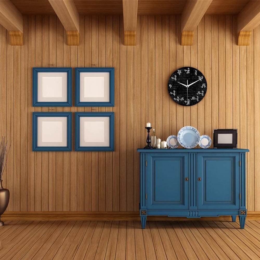 De 9S Wiskunde Wandklok Belleza