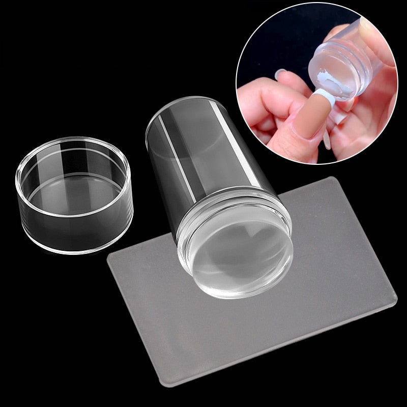 Silicone Nagel Stamper (3 SETS) Belleza