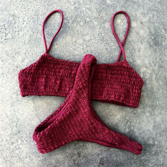 Bikiniset met plooien Belleza