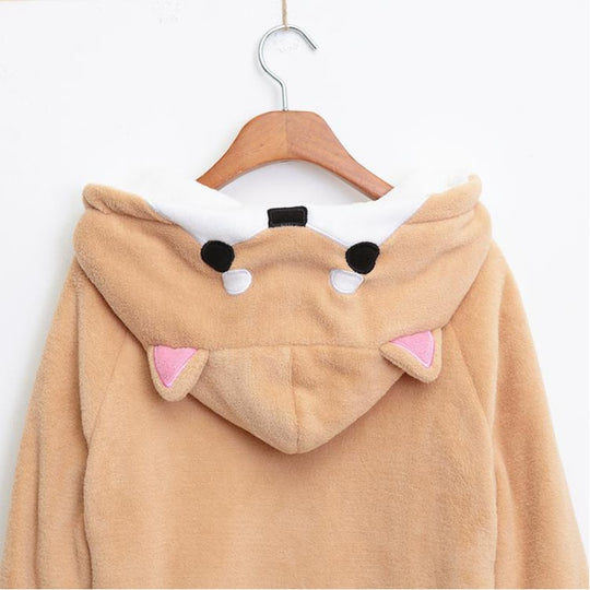 Shiba Inu Dog Cartoon Hoodie Belleza