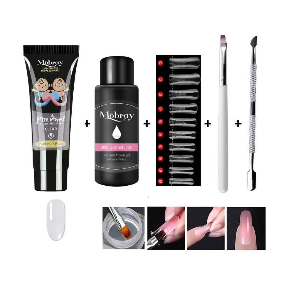 Luxe Poly Gel Nagel Kit