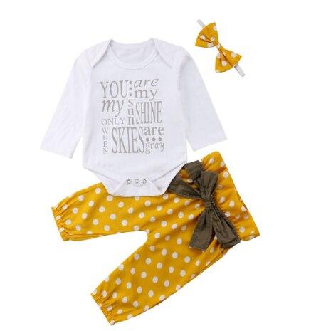 You Are My Sunshine Baby Rompertje Set Belleza