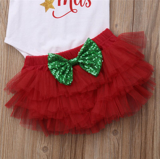 My First Christmas Baby Romper Belleza