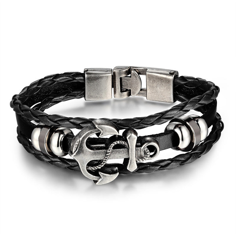 Anker Leren Armband Belleza