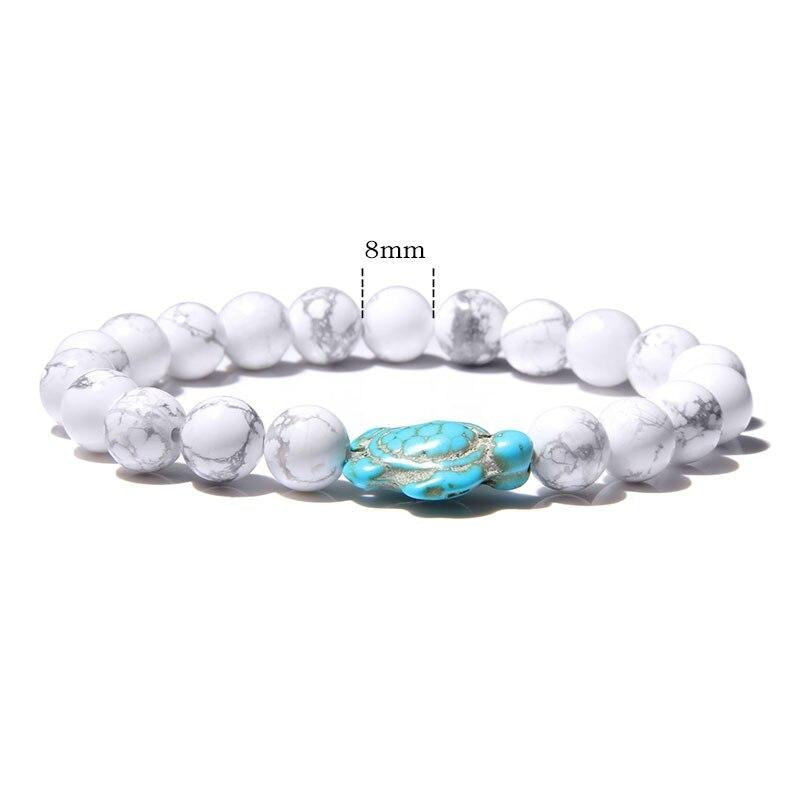 Turquoise Kralen Schildpad Armband! Belleza