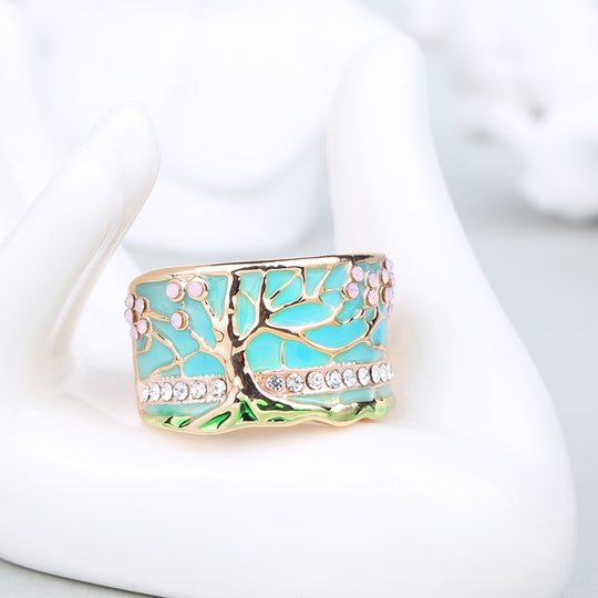 Geluksboom Opaal Ring Belleza