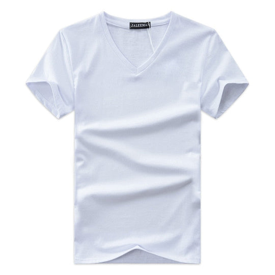 Heren Slim Fit V-hals T-shirt Belleza