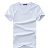 Heren Slim Fit V-hals T-shirt Belleza